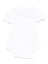 Le Bebé Enfant Heart-motif Bodysuit In White