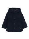Le Bebé Enfant Hooded Coat In Blue