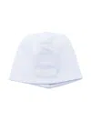 Le Bebé Enfant Logo-patch Jersey Beanie In 蓝色