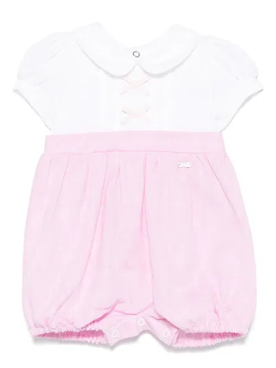 Le Bebé Enfant Babies' Panelled Shorties In Pink