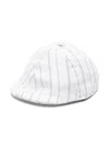 Le Bebé Enfant Peaked Striped Beret In Neutrals