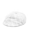 Le Bebé Enfant Stripe-print Beret In Grey