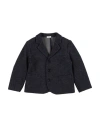 Le Bebé Newborn Boy Blazer Midnight Blue Size 3 Cotton, Polyester In Blue