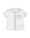 Le Bebé Newborn Boy Polo Shirt White Size 3 Cotton, Elastane In White