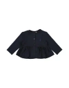 Le Bebé Newborn Girl Cardigan Midnight Blue Size 3 Cotton, Elastane In Blue