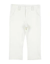 Le Bebé Toddler Girl Pants White Size 3 Viscose, Polyamide, Elastane