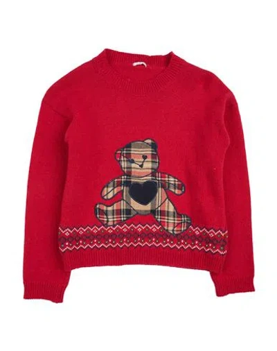 Le Bebé Babies'  Toddler Girl Sweater Red Size 6 Viscose, Merino Wool, Polyamide, Cashmere