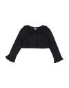 LE BEBÉ LE BEBÉ TODDLER GIRL WRAP CARDIGANS MIDNIGHT BLUE SIZE 3 VISCOSE, POLYAMIDE, ELASTANE