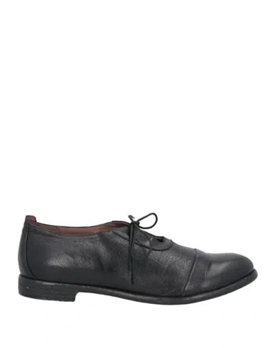 Le Bohémien Man Lace-up Shoes Black Size 8 Leather