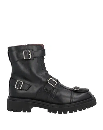 Le Bohémien Woman Ankle Boots Black Size 8 Calfskin