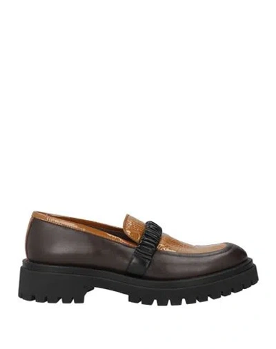 Le Bohémien Woman Loafers Mustard Size 8 Leather In Yellow