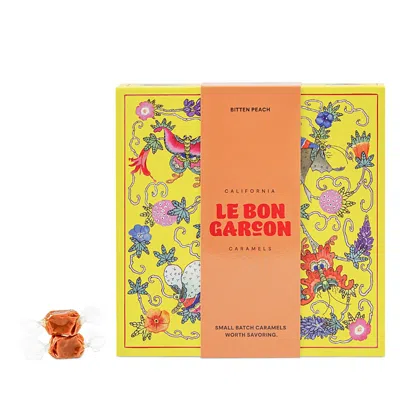 Le Bon Garçon Bitten Peach Caramels, 24 Piece