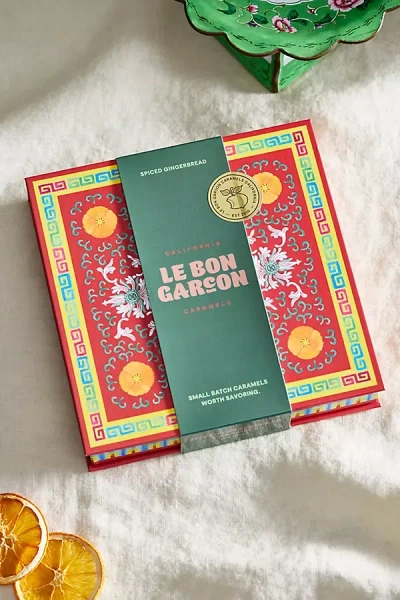 Le Bon Garçon Spiced Gingerbread Caramels In Red