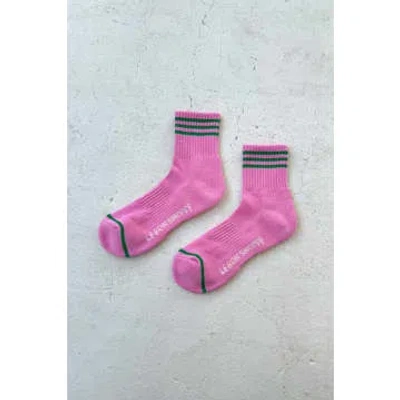 Le Bon Shoppe Girlfriend Rose Pink Socks In Purple