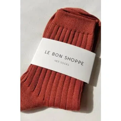 Le Bon Shoppe Her Socks In Brown