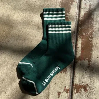 Le Bon Shoppe Hunter Green Girlfriend Sock