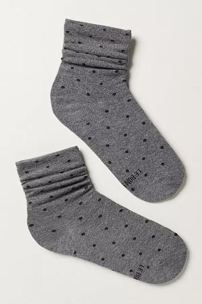 Le Bon Shoppe Sneaker Crew Socks In Grey