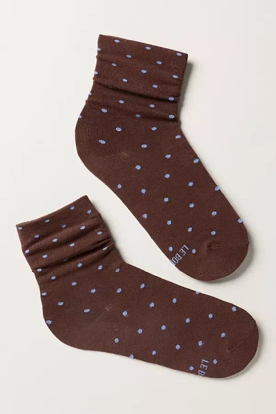 Le Bon Shoppe Sneaker Crew Socks In Red