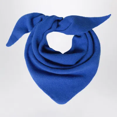 Le Bonnet Bandana In Wool And Caregora In Royal Azure In Blue