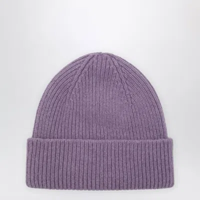 Le Bonnet Beanie In Wool And Caregora In Lavender In Purple