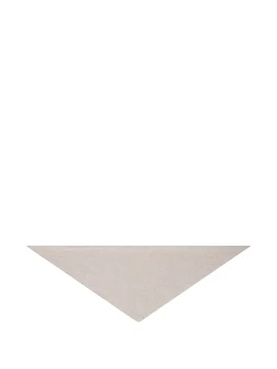 Le Bonnet Knitted Triangle Scarf In Neutral