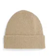 Le Bonnet Lambswool-caregora Classic Beanie In Beige