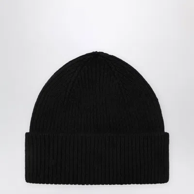 Le Bonnet Mini Beanie In Wool And Caregora In Black