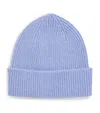 Le Bonnet Ribbed Classic Beanie In Blue