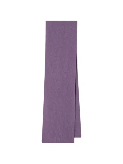 Le Bonnet Ribbed-knit Scarf In Purple