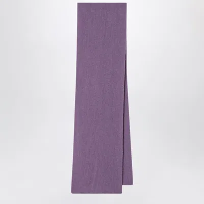Le Bonnet Scarf In Wool And Caregora In Lavender In Purple