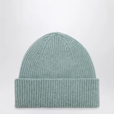 Le Bonnet Wool & Caregora Beanie Hat In Mini Style In Green