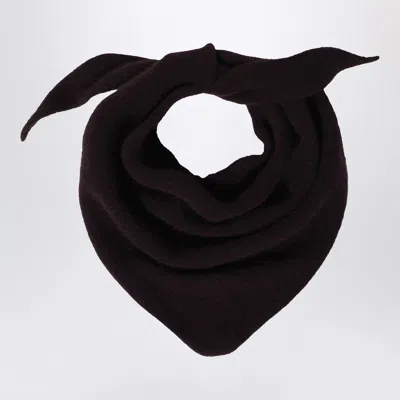 Le Bonnet Wool Bandana In Brown