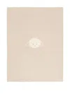 Le Boo Beebè Embroidered Blanket In Neutral