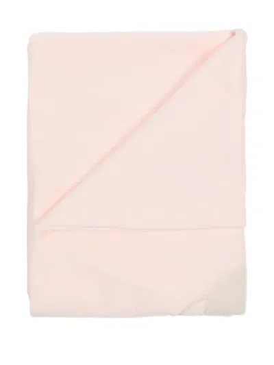Le Boo Beebè Sheep-detail Blanket In Pink