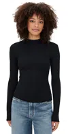 Le Bop Adele Knit Top Black