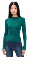 Le Bop Adele Knit Top Everglade In Green