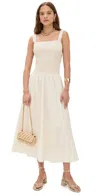 Le Bop Anastasia Smocked Dress Ivory