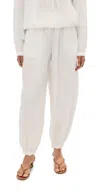 Le Bop Andi Checked Pants White In White