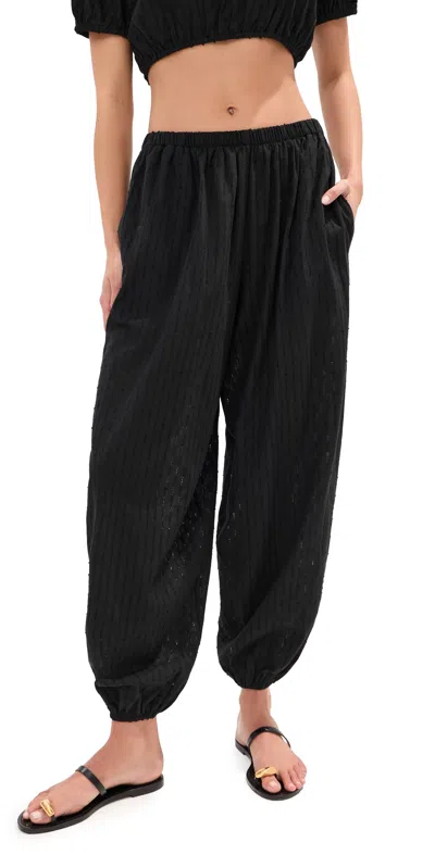 Le Bop Andi Eyelet Pants Black