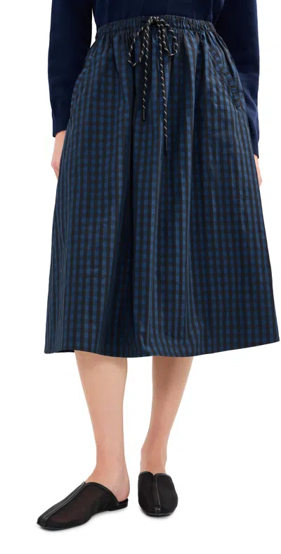Le Bop Arlen Skirt Black/blue Gingham