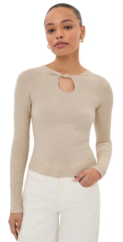 Le Bop Bisou Top Oatmeal In Neutral