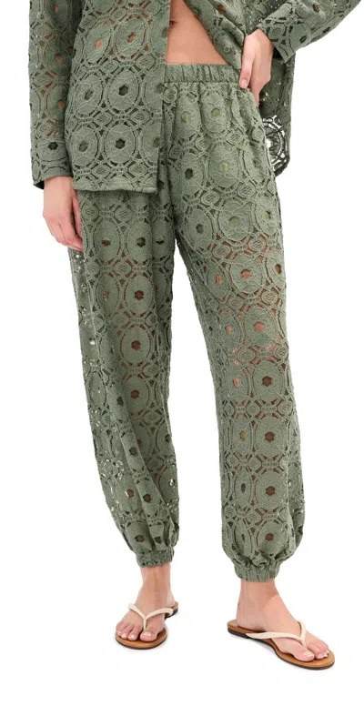 Le Bop Briar Pants Olive In Green