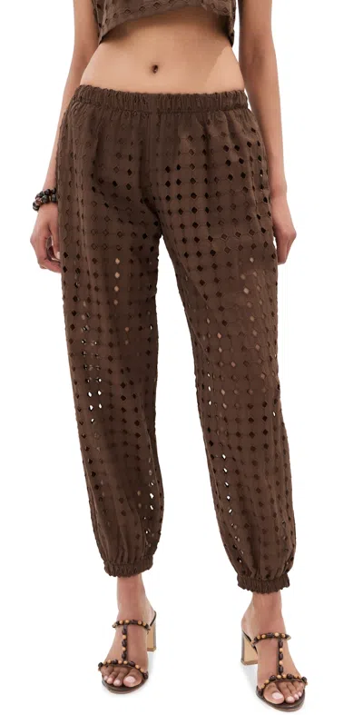 Le Bop Briar Pants Shaved Chocolate In Brown