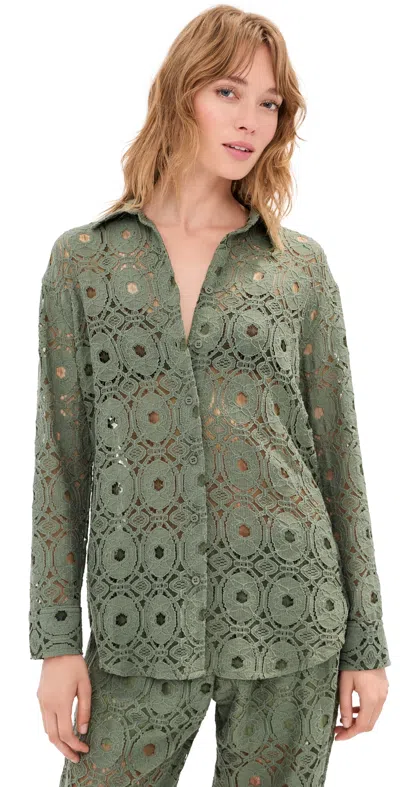Le Bop Briar Top Olive In Green