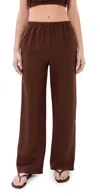 Le Bop Camille Pull On Pants Chocolate In Chocolate