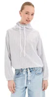 Le Bop Carson Anorak White Check