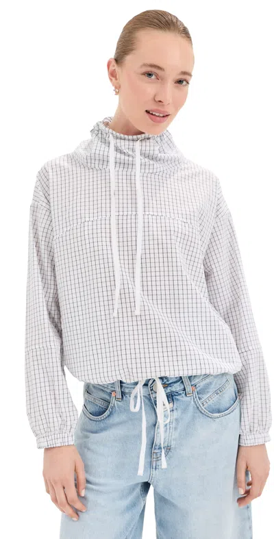 Le Bop Carson Anorak White Check
