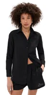 Le Bop Cecelia Eyelet Button Down Black