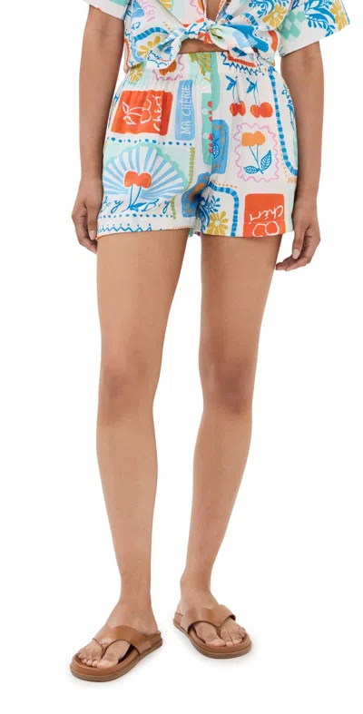 Le Bop Cecilla Boxer Shorts Fruit Medley
