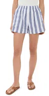 Le Bop Cecillia Boxer Shorts Nautical Stripe In Blue